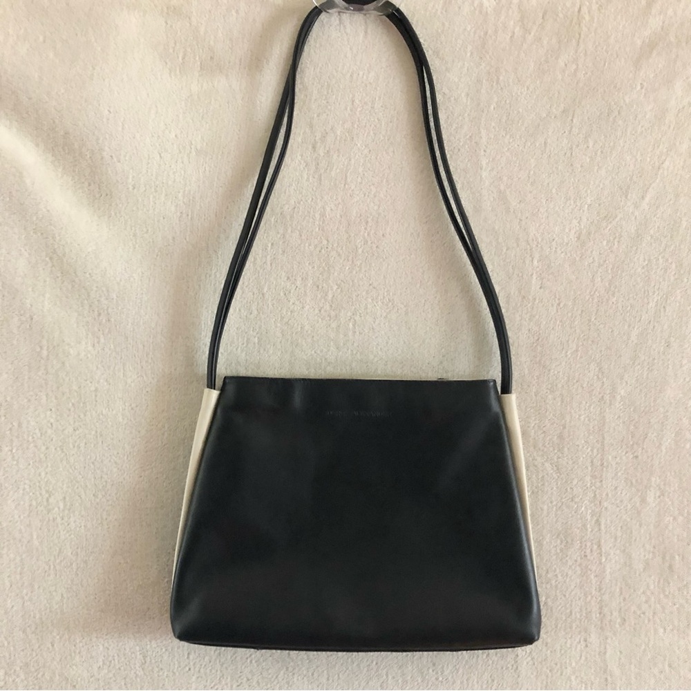 Vintage Derek Alexander leather shoulder bag two toned